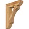 Ekena Millwork Imperial Slat Rough Sawn Bracket, Western Red Cedar, 6"W x 26"D x 34"H BKT06X26X34IMP06RWR - alternate 1